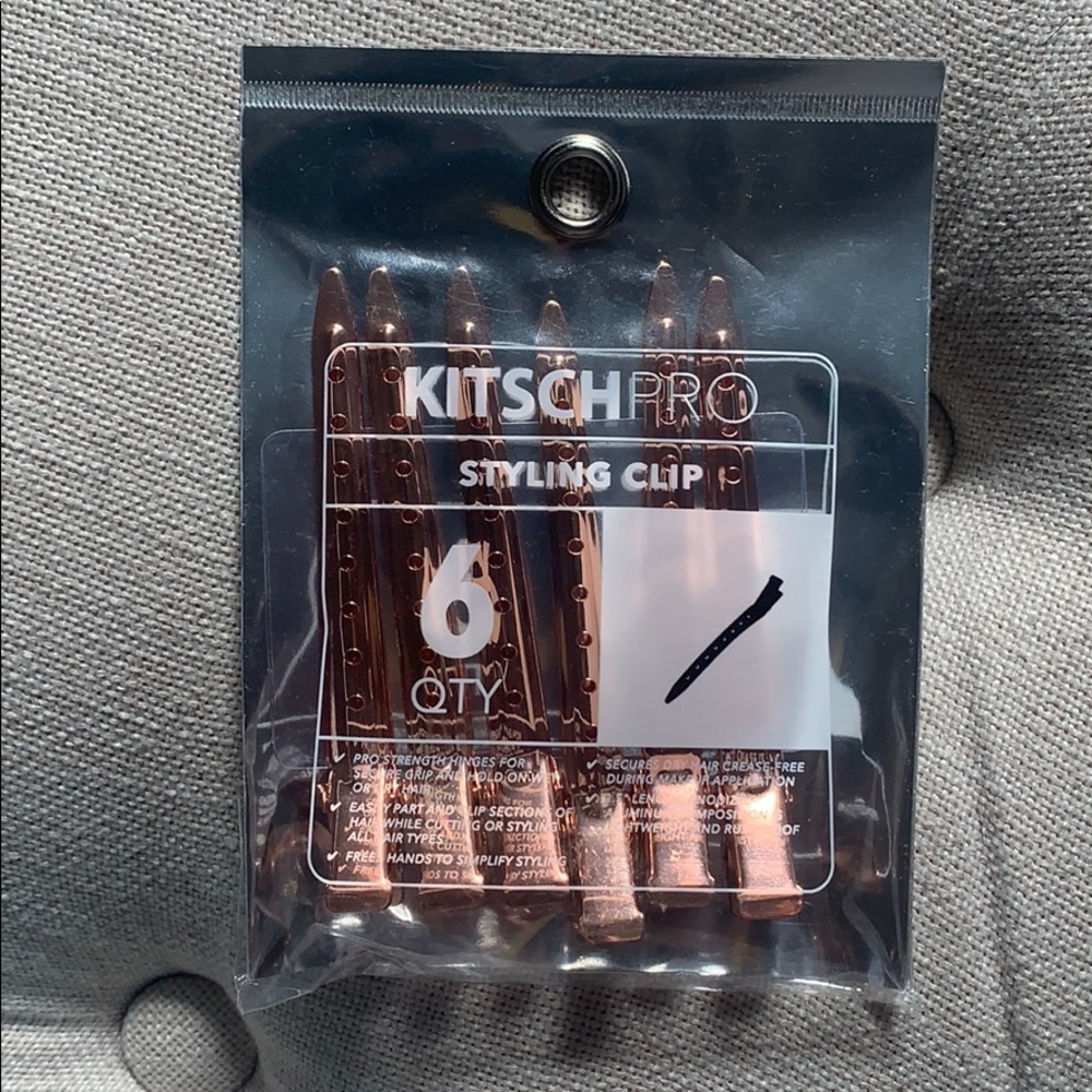 Rose Gold Hair clips from KITSCH